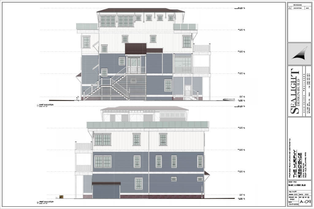 Rooftop view by Sea Light Design-Build Best Renovation on Pine Rd in Selbyville DE