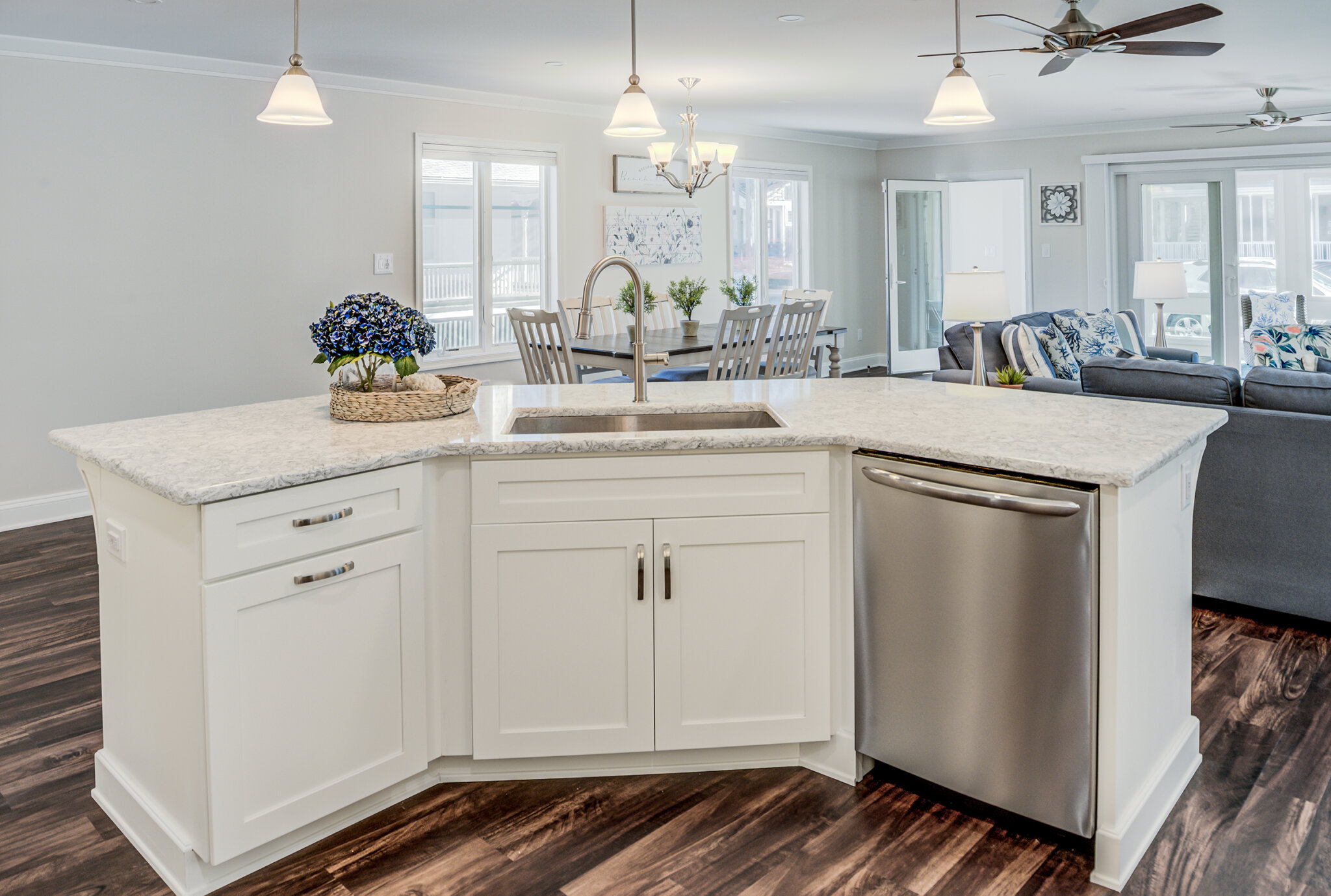 Bright Contemporary Kitchen Kitchen Remodel in Rehoboth Beach, DE by Sea Light Design-Build project photo 10