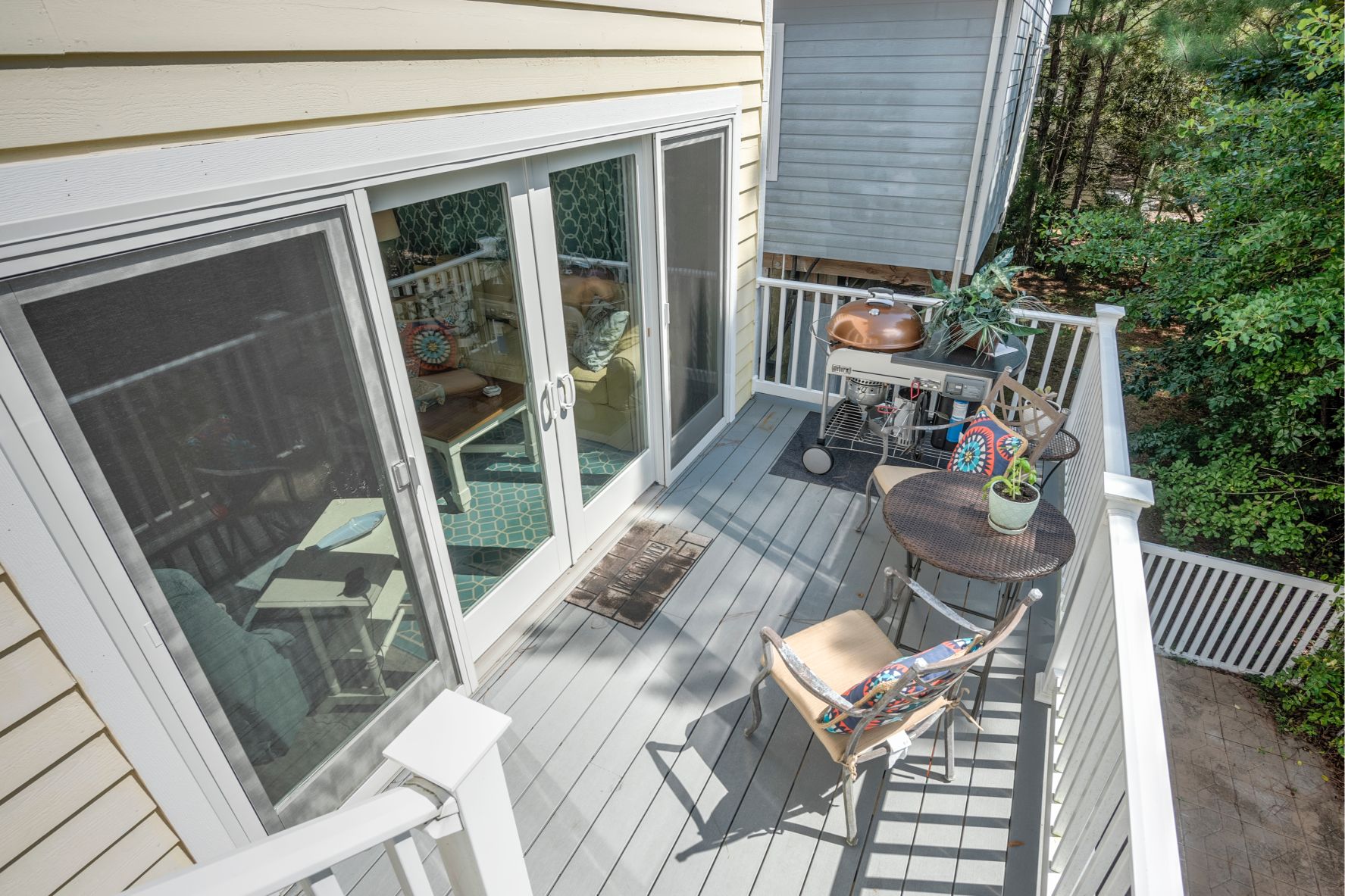 Deck Addition in Canal Drive, Millsboro DE with Glass Doors