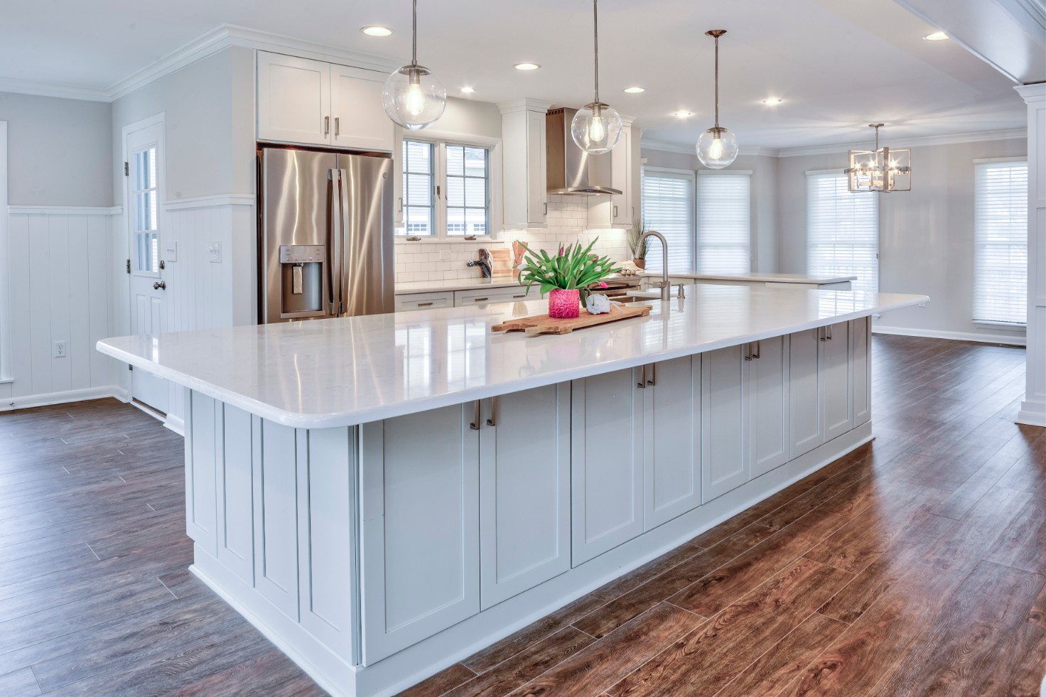 Canal Way Renovation in Bethany Beach DE - Kitchen with Large Center Island