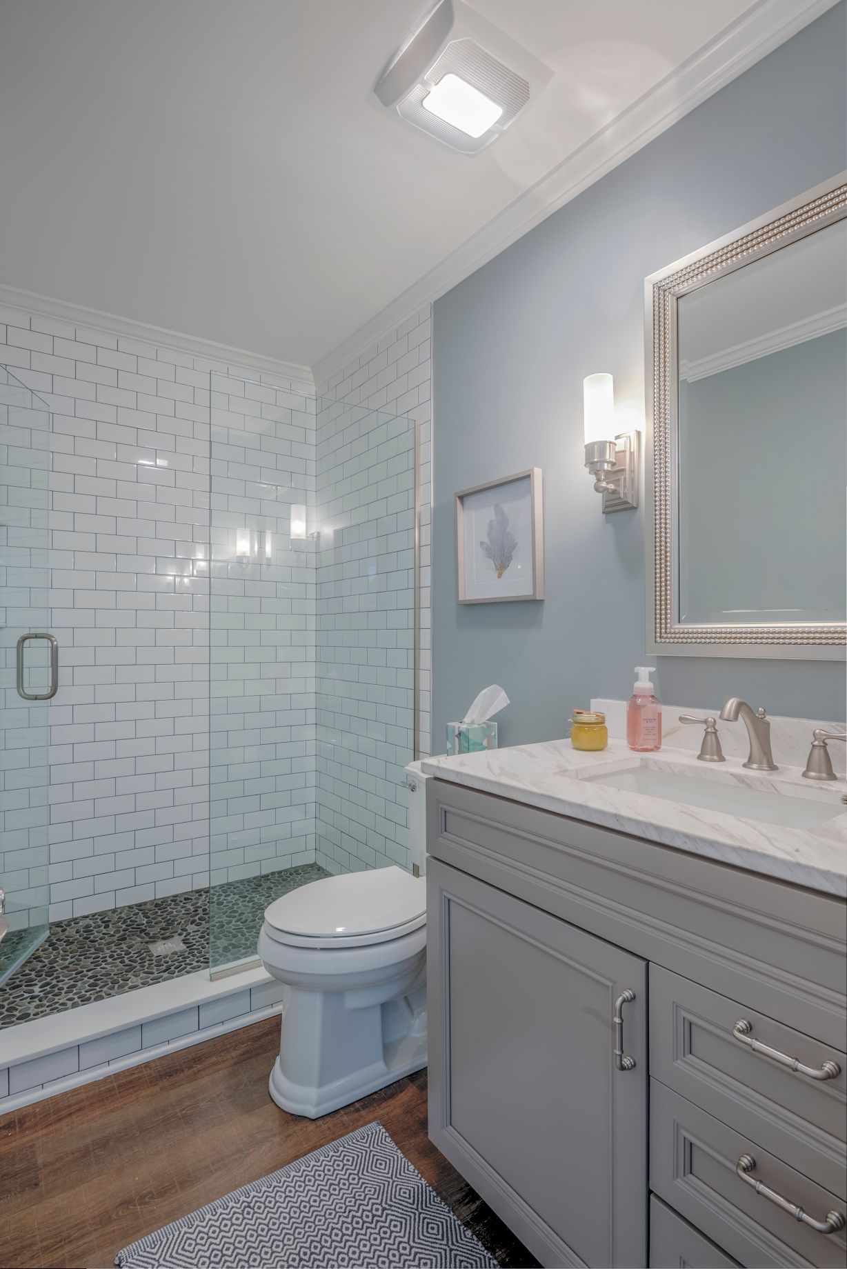Bathroom Remodel in Kings Grant, Fenwick Island DE with Greyloft Maple Vanities