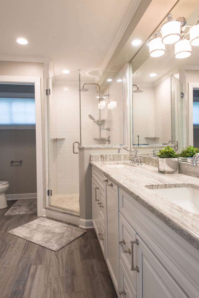 Pine Tree Bathroom Remodel in Bethany Beach DE | Sea Light Design-Build