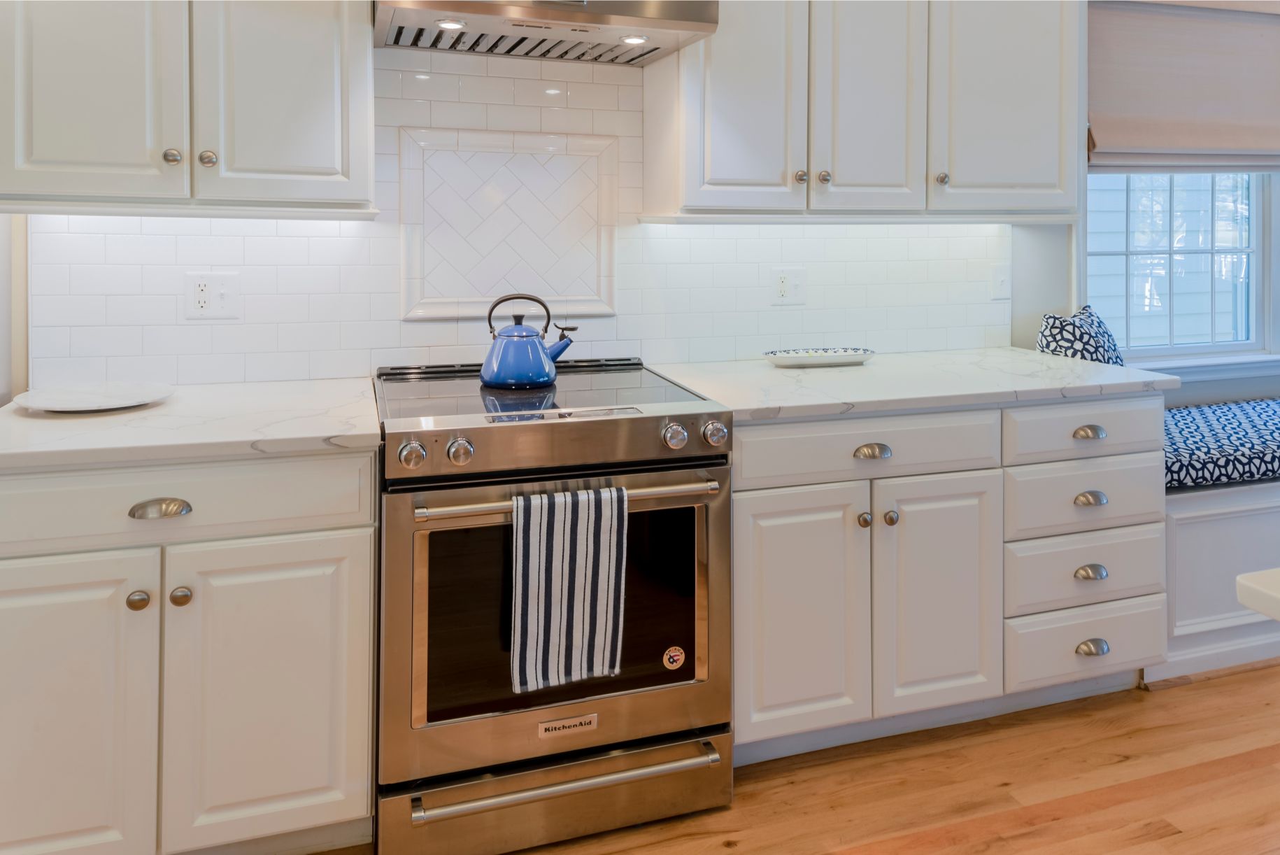 Kitchen Remodel in Willow Oak, Ocean View DE with Brushed Stainless Steel Oven